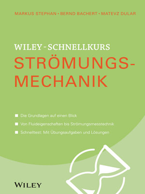 cover image of Wiley-Schnellkurs Strömungsmechanik